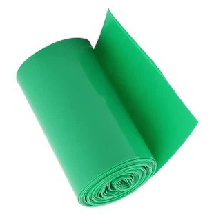 الأخضر PVC الحرارة يتقلص أنبوب لإعادة بناء البطارية